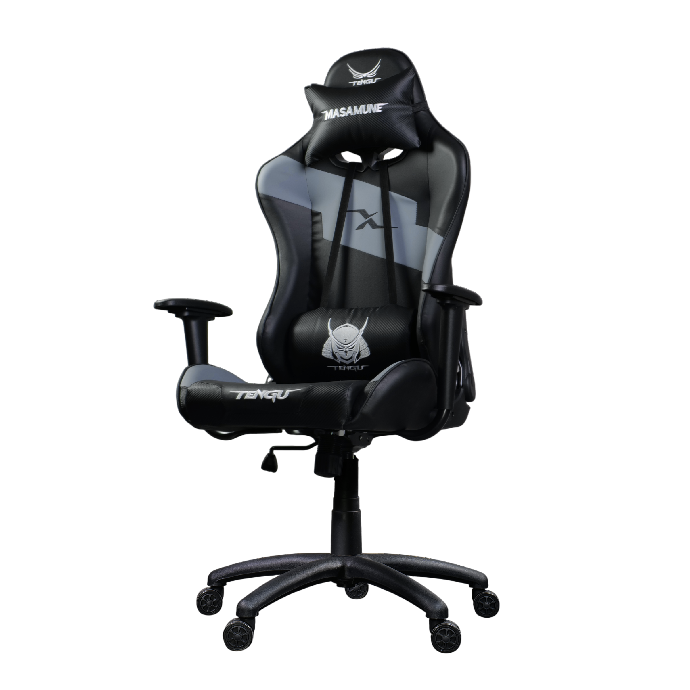 เก้าอี้เกมมิ่ง TENGUGAMINGGEARS รุ่น MASA-X (CH-MX-BK) สีดำ เบาะหนัง_0
